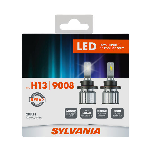 SYLVANIA H13 LED Fog & Powersports Bulb, 2 Pack, , hi-res