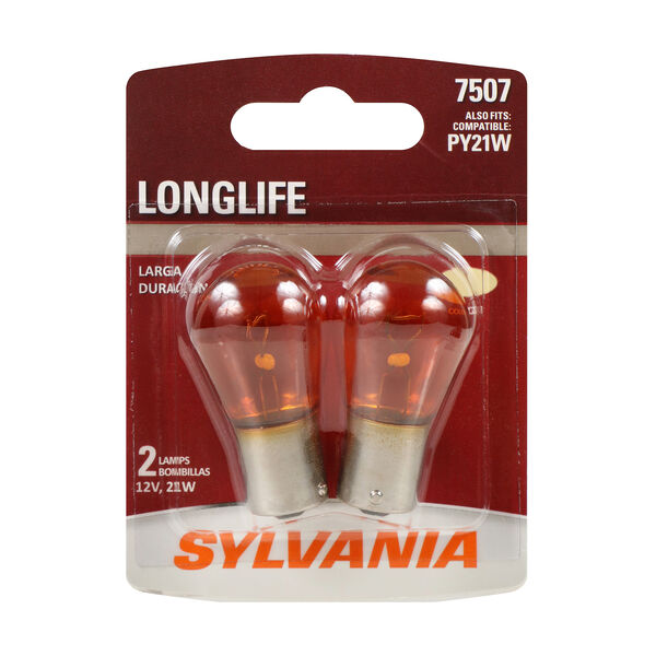 SYLVANIA 7507 Long Life Mini Bulb, 2 Pack, , hi-res
