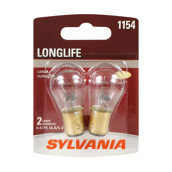 SYLVANIA 1154 Long Life Mini Bulb, 2 Pack, , hi-res