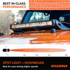 SYLVANIA Ultra 20 Inch LED Light Bar - Spot, , hi-res