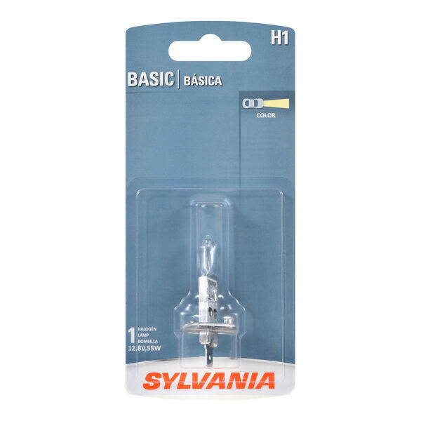 SYLVANIA H1 Basic Halogen Headlight Bulb, 1 Pack, , hi-res