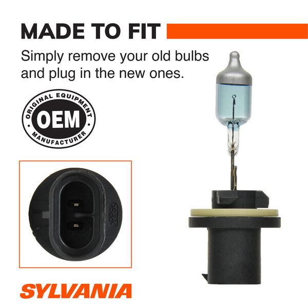 SYLVANIA 880 SilverStar Halogen Fog Bulb, 1 Pack, , hi-res
