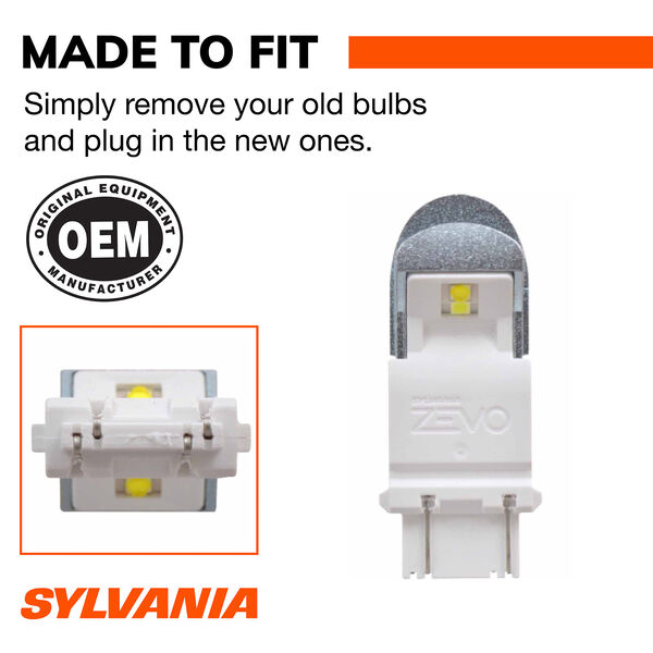 SYLVANIA 3047 WHITE ZEVO LED Mini, 2 Pack, , hi-res