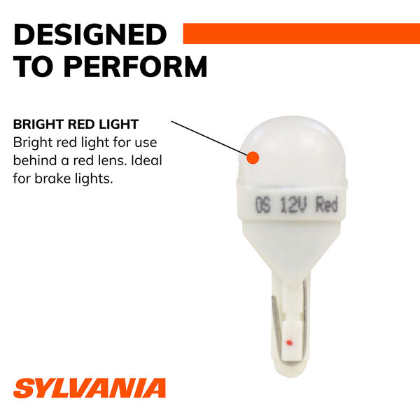 SYLVANIA 158R RED SYL LED Mini Bulb, 1 Pack, , hi-res