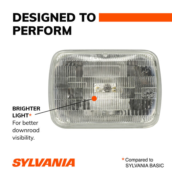 SYLVANIA H6054 XtraVision Sealed Beam Headlight, 1 Pack, , hi-res