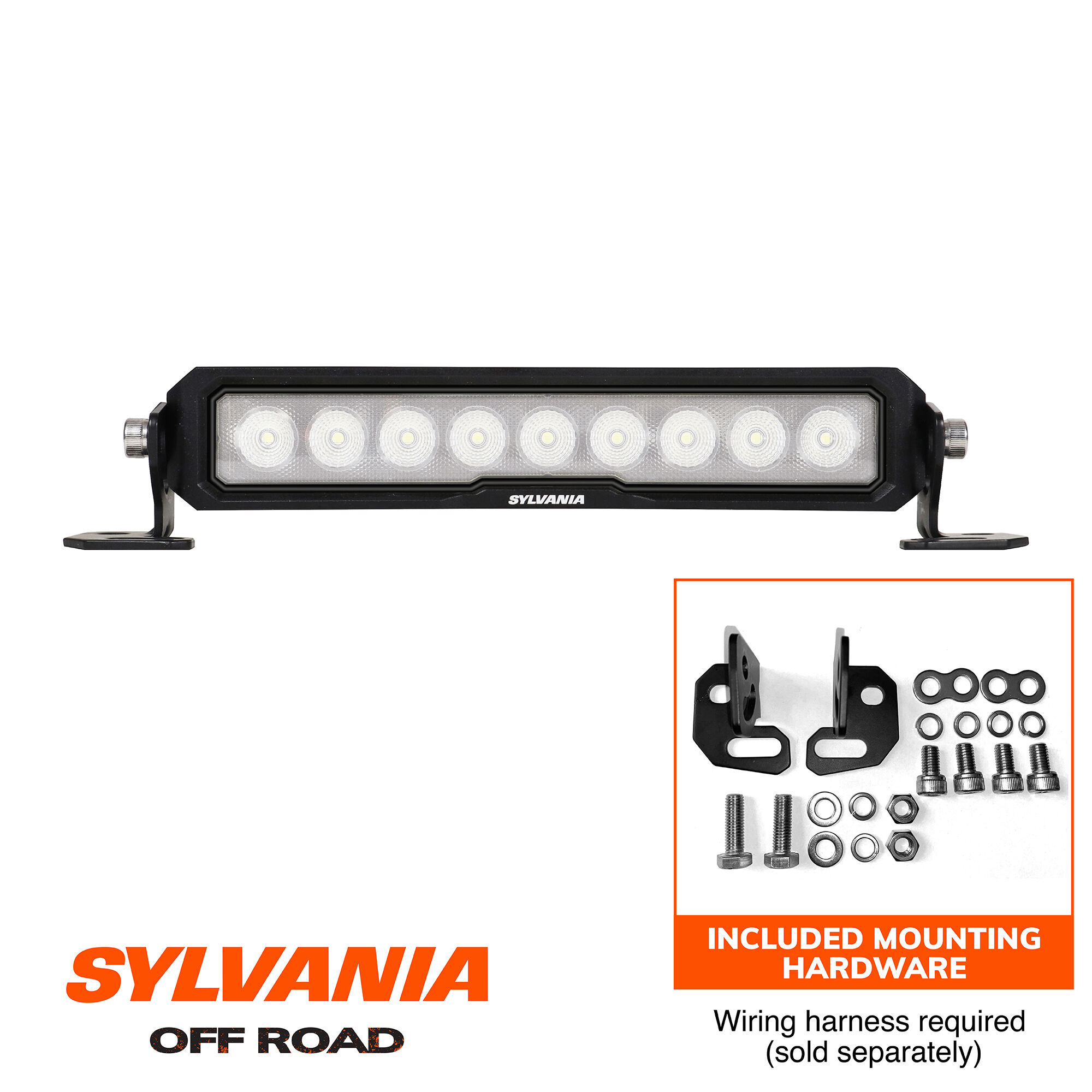 SYLVANIA Rugged 10 Inch LED Light Bar Flood