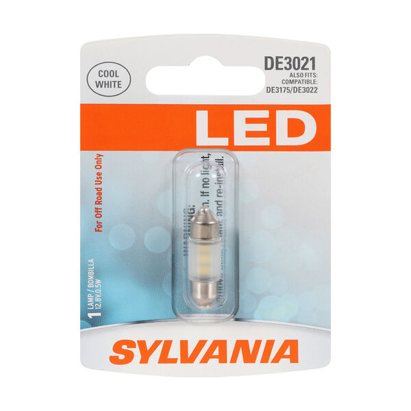 SYLVANIA DE3021 WHITE SYL LED Mini Bulb, 1 Pack, , hi-res