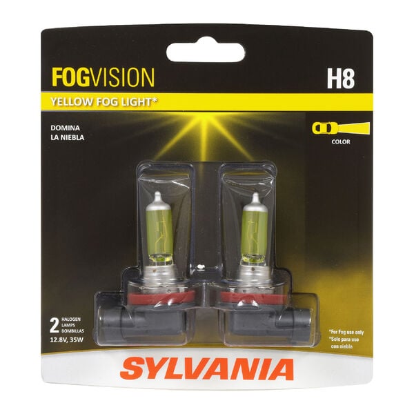 SYLVANIA H8 FogVision Fog Bulb, 2 Pack, , hi-res