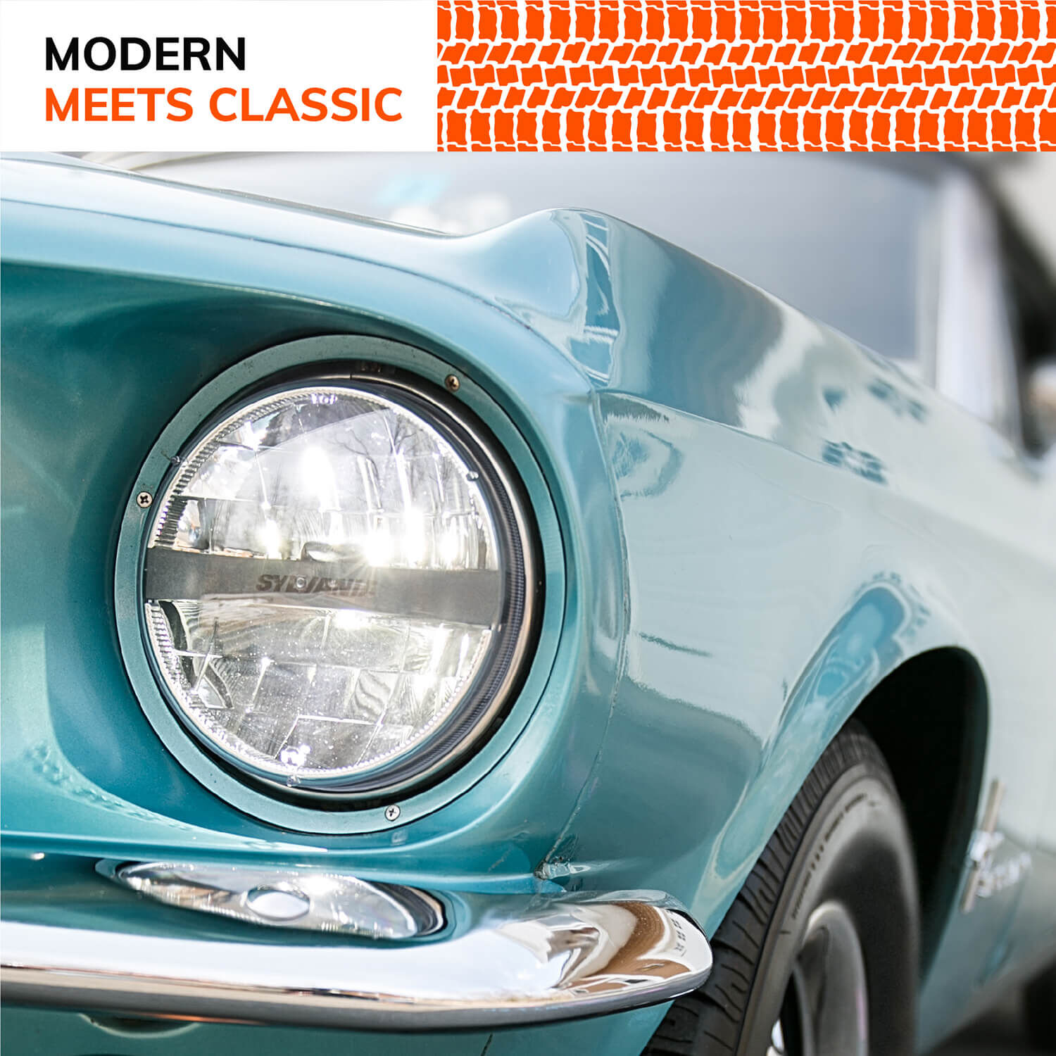 Sealed top beam headlights
