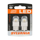 SYLVANIA 7443 WHITE ZEVO LED Mini, 2 Pack, , hi-res