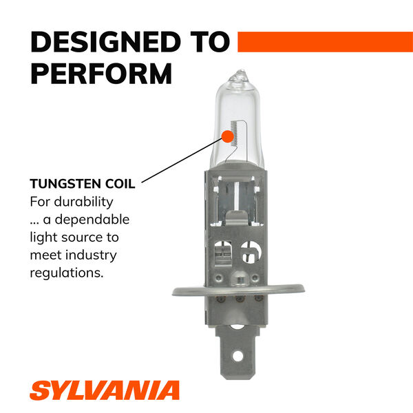 SYLVANIA H1 Basic Halogen Headlight Bulb, 1 Pack, , hi-res
