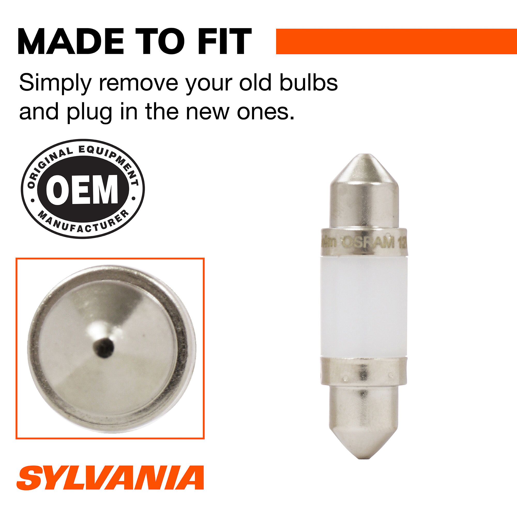 SYLVANIA 6461 WHITE ZEVO LED Mini, 1 Pack