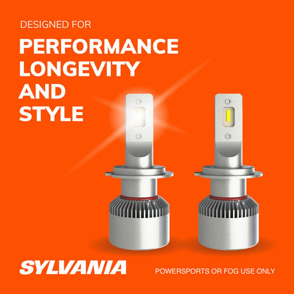 SYLVANIA H7 LED Fog & Powersports Bulb, 2 Pack, , hi-res