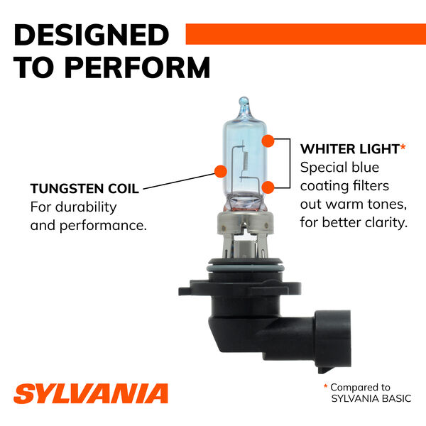 SYLVANIA 9005 SilverStar Halogen Headlight Bulb, 1 Pack, , hi-res