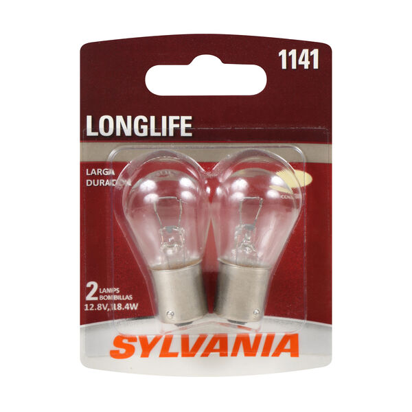SYLVANIA 1141 Long Life Mini Bulb, 2 Pack, , hi-res