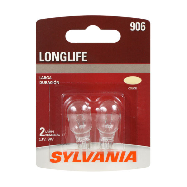 SYLVANIA 906 Long Life Mini Bulb, 2 Pack, , hi-res