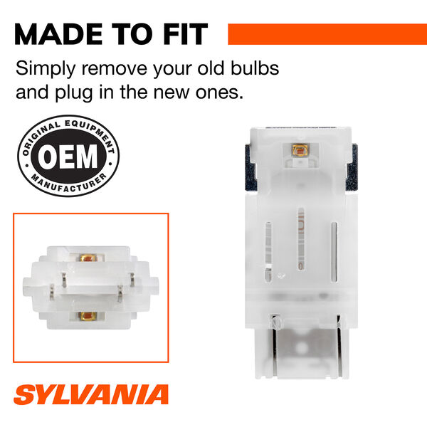 SYLVANIA 3057R RED SYL LED Mini Bulb, 2 Pack, , hi-res
