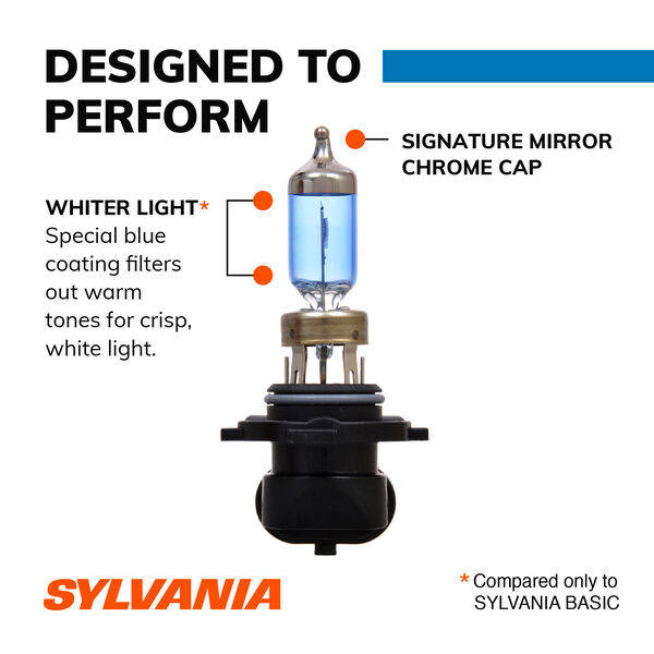 SYLVANIA 9145 SilverStar zXe Halogen Fog Bulb, 2 Pack, , hi-res
