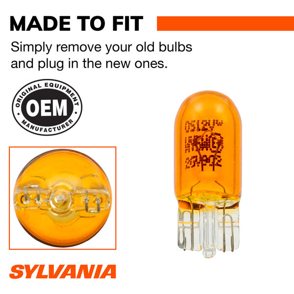 SYLVANIA 2827 Long Life Mini Bulb, 2 Pack, , hi-res