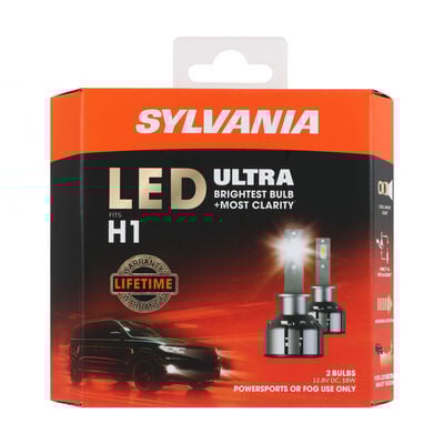 SYLVANIA H1 LED Ultra Powersports & Fog Bulb, 2 Pack