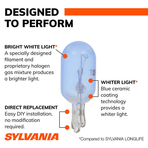 SYLVANIA 194 SilverStar Mini Bulb, 2 Pack, , hi-res
