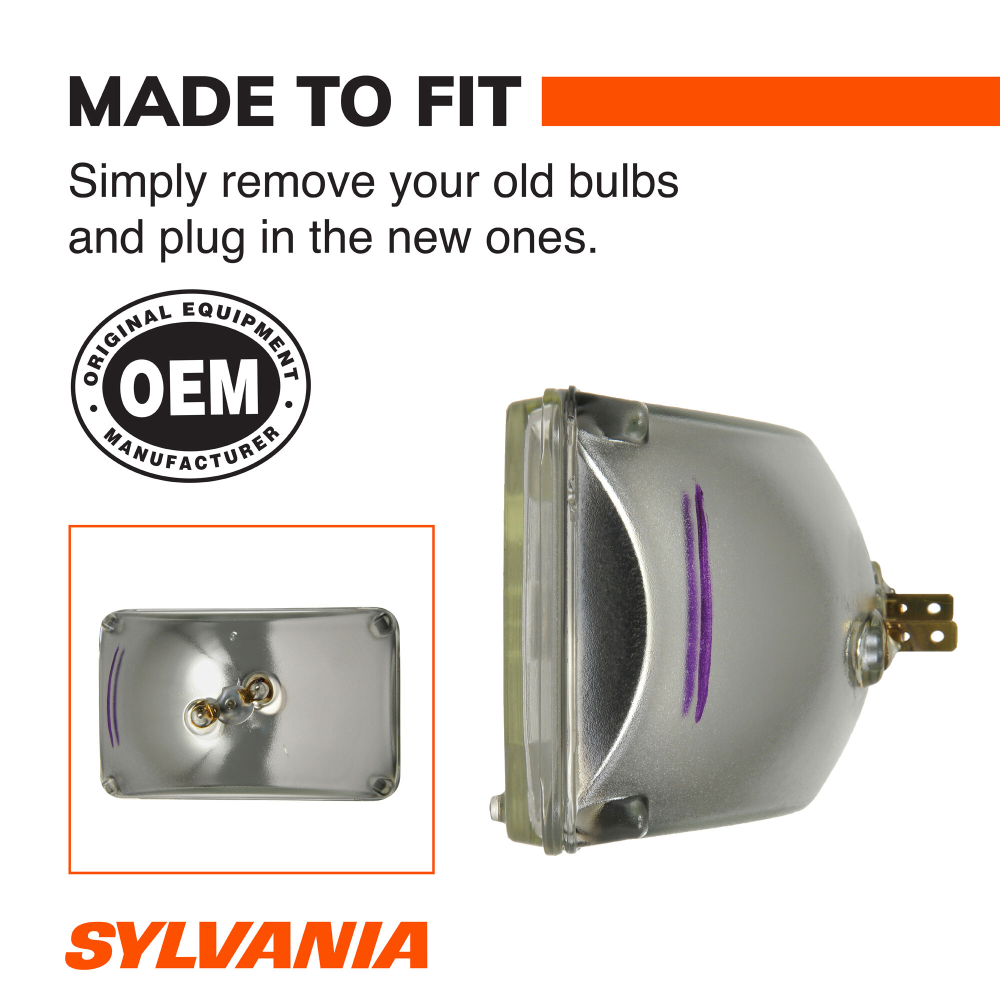 SYLVANIA H4651 SilverStar Sealed Beam Headlight, 1 Pack