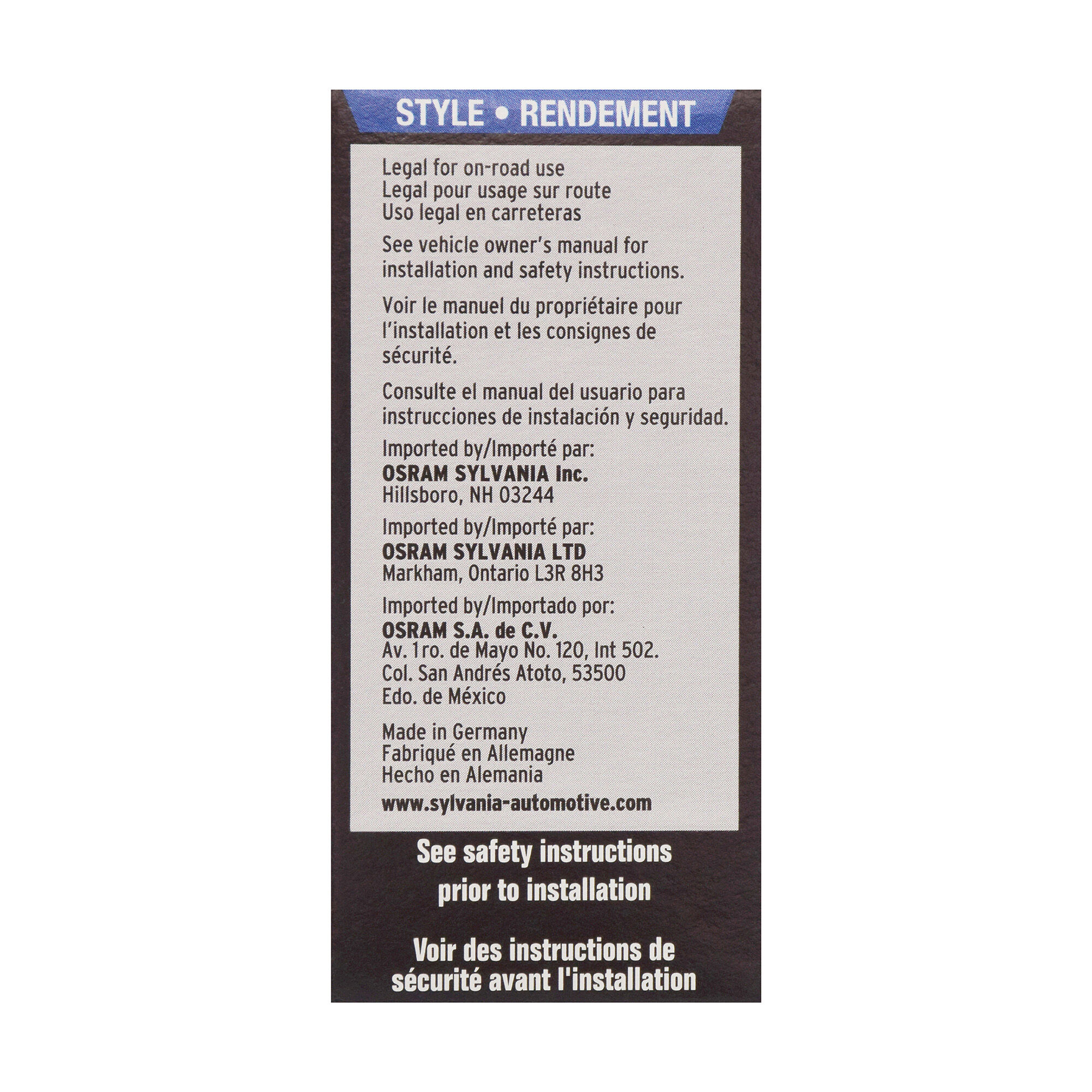SYLVANIA D1R SilverStar zXe HID Headlight Bulb, 1 Pack