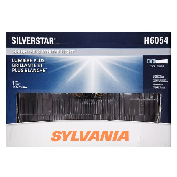 SYLVANIA H6054 SilverStar Sealed Beam Headlight, 1 Pack, , hi-res