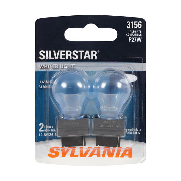 SYLVANIA 3156 SilverStar Mini Bulb, 2 Pack, , hi-res