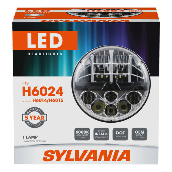 SYLVANIA H6024 LED Sealed Beam Headlight, 1 Pack, , hi-res