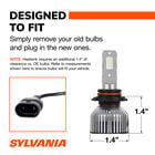 SYLVANIA 9012 LED Powersports & Fog Bulb, 2 Pack, , hi-res
