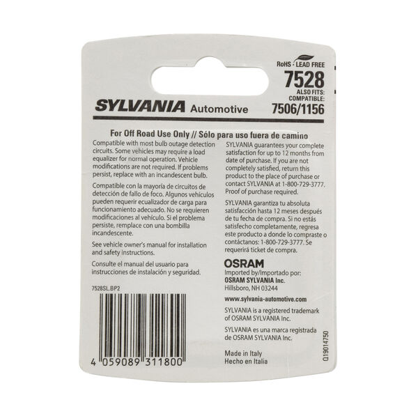 SYLVANIA 7528 WHITE SYL LED Mini Bulb, 2 Pack, , hi-res