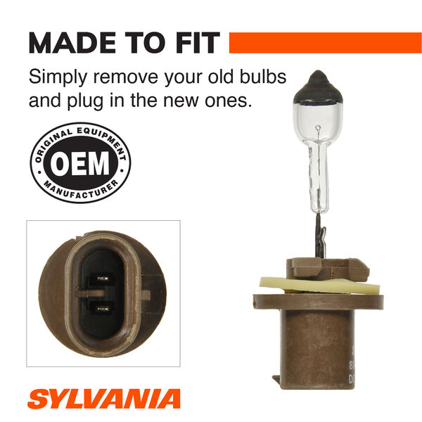 SYLVANIA 893 Basic Fog Bulb, 1 Pack, , hi-res