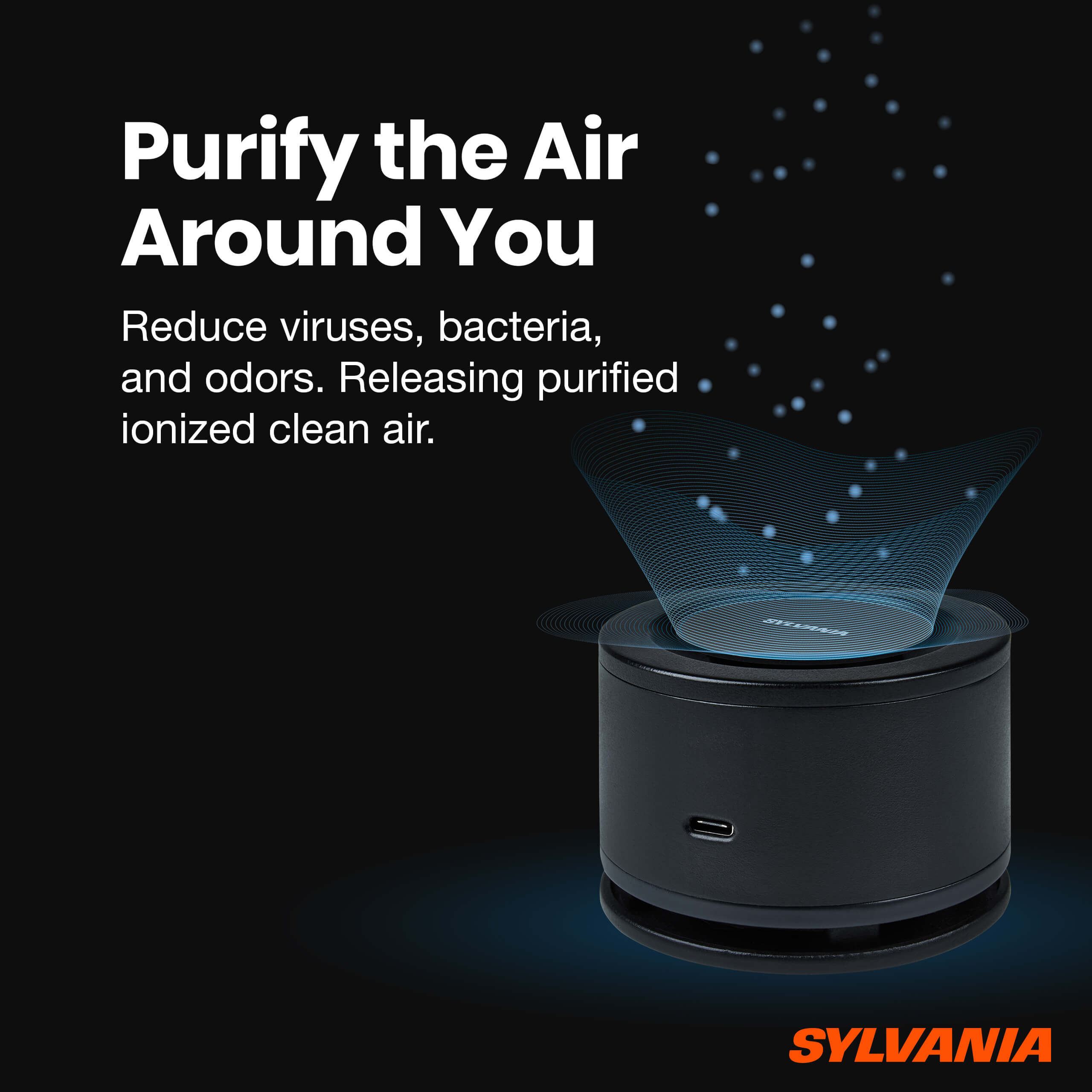 SYLVANIA Car UV Air Purifier