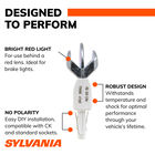 SYLVANIA 7440R RED ZEVO LED Mini, 2 Pack, , hi-res