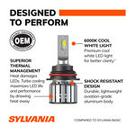 SYLVANIA 9007 LED Fog & Powersports Bulb, 2 Pack, , hi-res