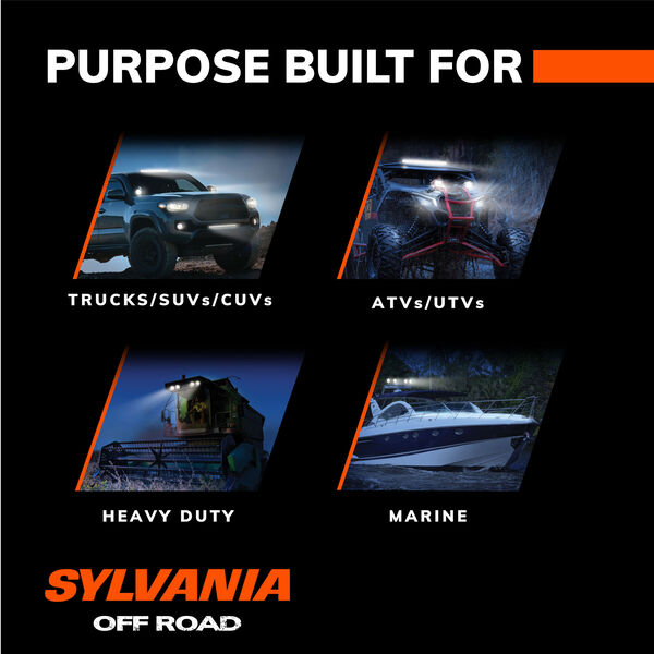 SYLVANIA Rugged 4.5 Inch LED Pod Cube - Flood, , hi-res