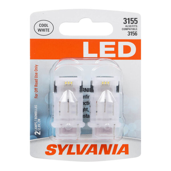 SYLVANIA 3155 WHITE SYL LED Mini Bulb, 2 Pack, , hi-res