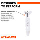 SYLVANIA 3156A AMBER SYL LED Mini Bulb Mini Bulb, 2 Pack, , hi-res