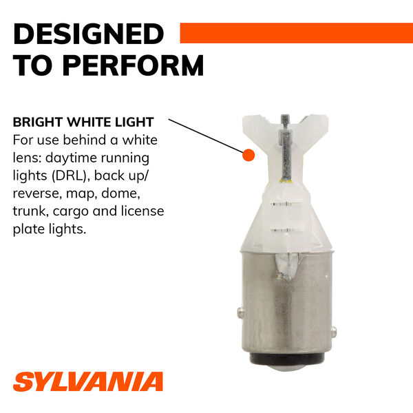 SYLVANIA 7528 WHITE SYL LED Mini Bulb, 2 Pack, , hi-res