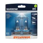 SYLVANIA H11 SilverStar Halogen Headlight Bulb, 2 Pack, , hi-res