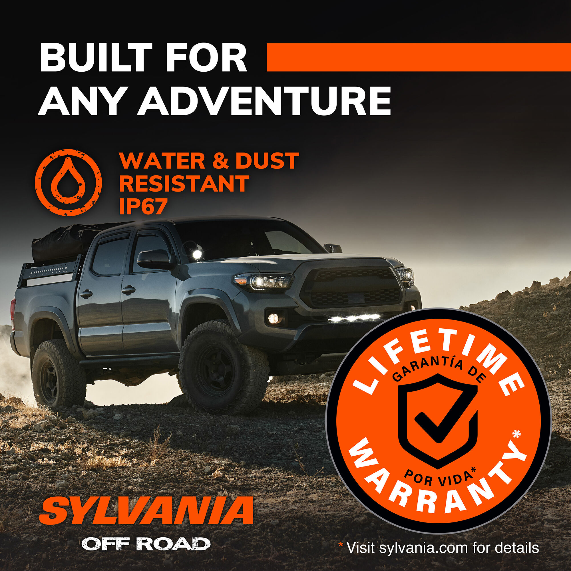 SYLVANIA Slim 10 Inch LED Light Bar - Spot SYLVANIA Slim 10 Inch LED Light Bar - Spot
