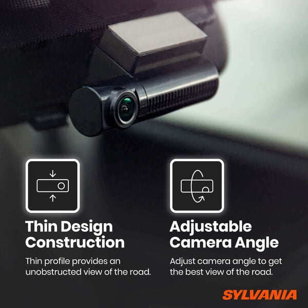 SYLVANIA Roadsight Dash Camera Stealth + Rear Bundle, , hi-res