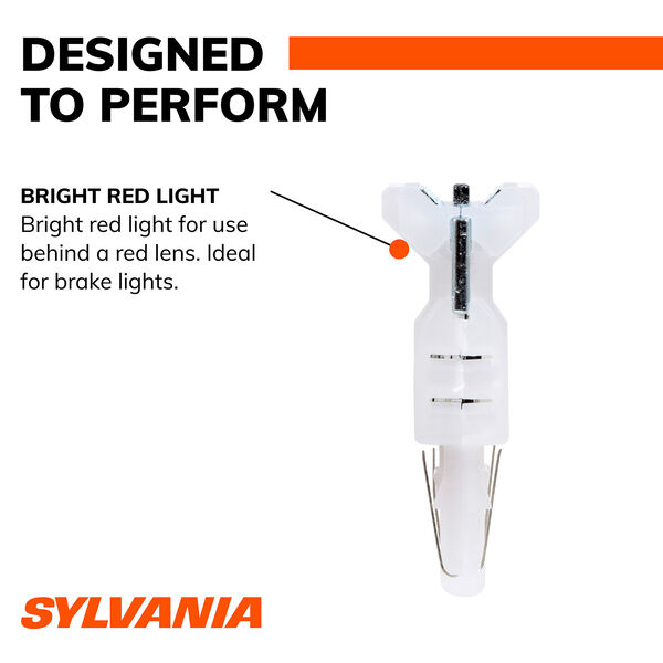 SYLVANIA 7443R RED SYL LED Mini Bulb, 2 Pack, , hi-res