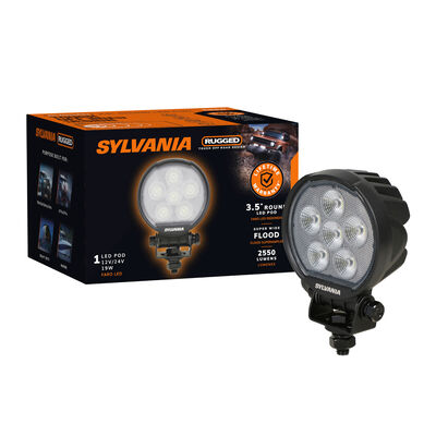 SYLVANIA Rugged 3.5 Inch LED Pod Round - Flood