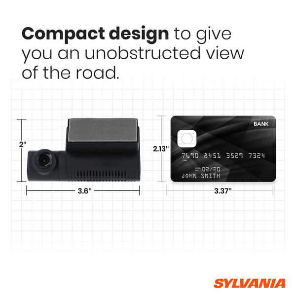 SYLVANIA Roadsight Stealth Dash Camera, , hi-res