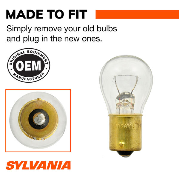 SYLVANIA 1129 Long Life Mini Bulb, 2 Pack, , hi-res
