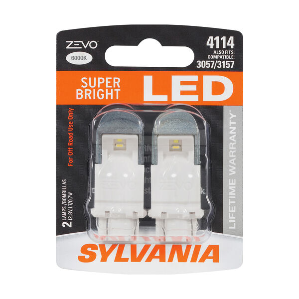 SYLVANIA 4114 WHITE ZEVO LED Mini, 2 Pack, , hi-res
