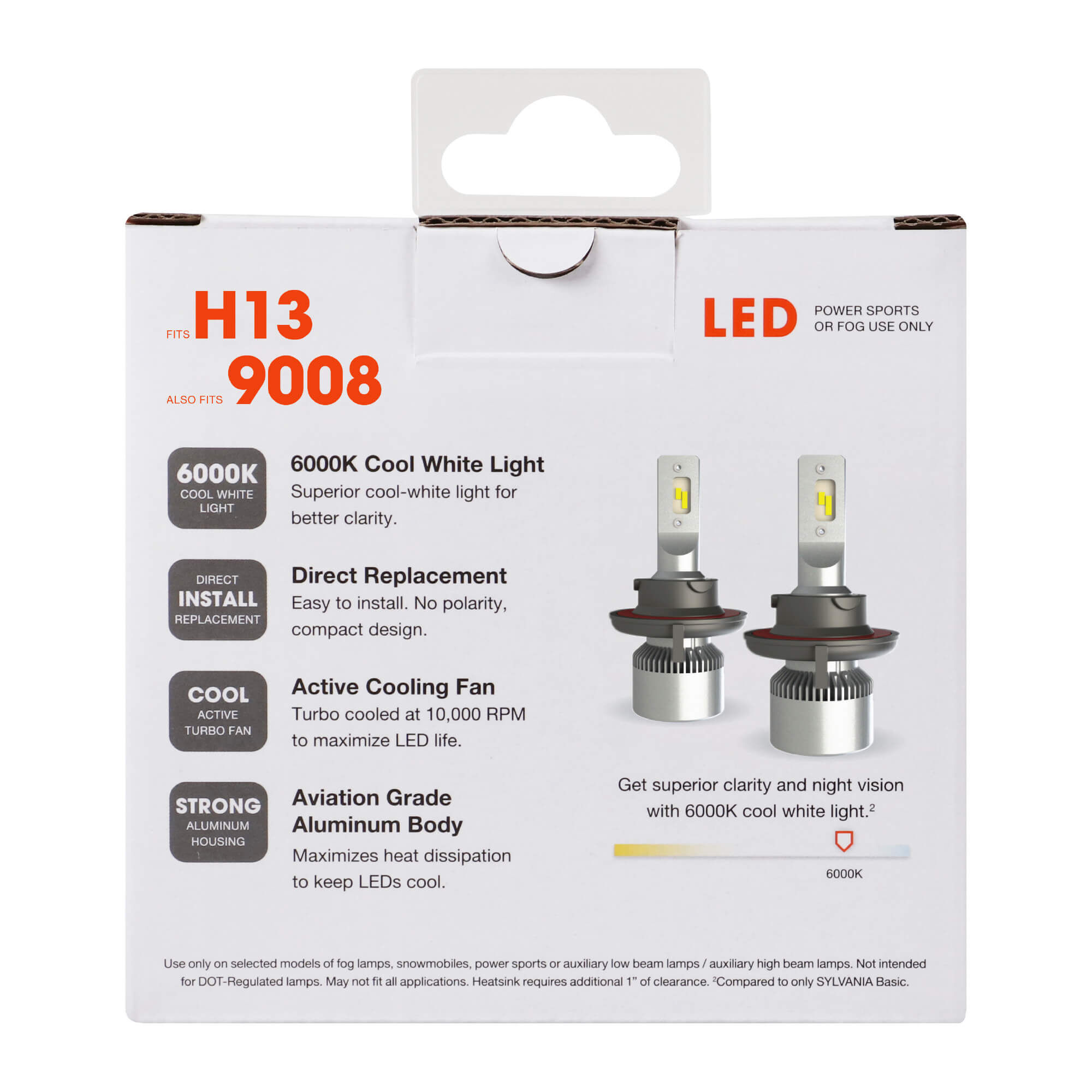 Sylvania sales 9003 led