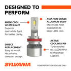 SYLVANIA H9 LED Fog & Powersports Bulb, 2 Pack, , hi-res